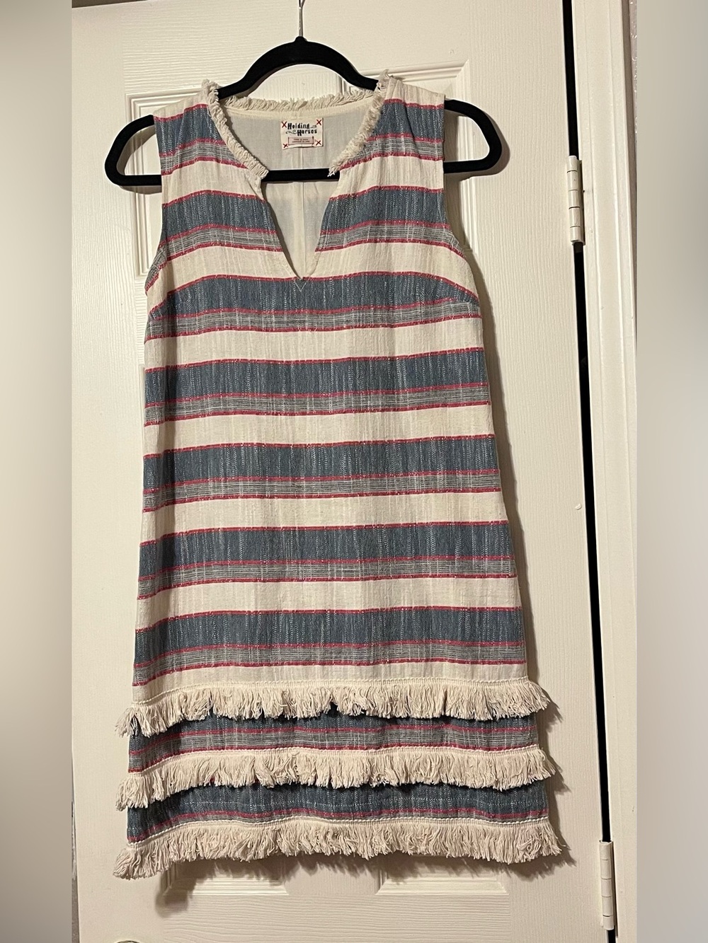 Holding horses dress